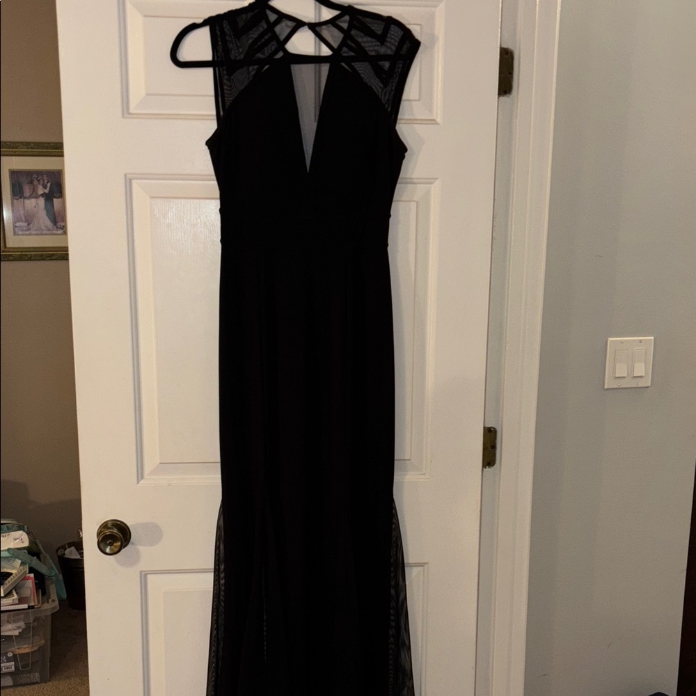 NW Nightway Elegant Black Evening Dress